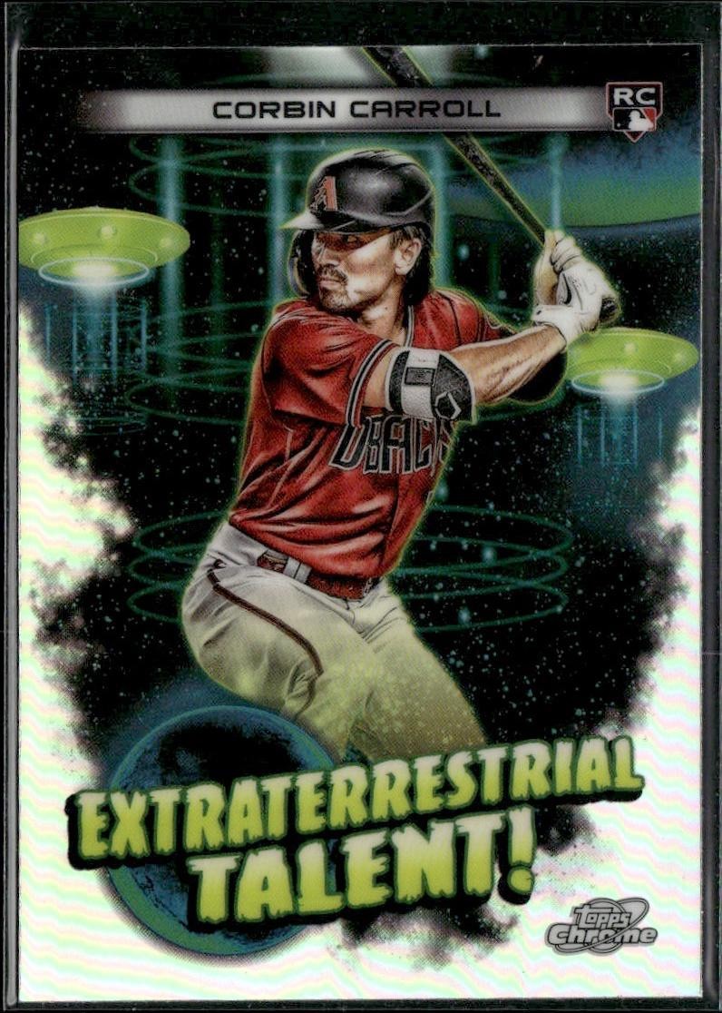 2023 Topps Chrome Cosmic #ET-7 Corbin Carroll Extraterrestrial Talent