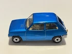 Vintage Matchbox Superfast - Blue Renault 5TL #21 Silver Base/Tan Inside - Mint!