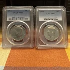 TWO (2) 1964 Kennedy Half dollar PCGS PR67 No Reserve 90% Silver