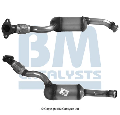 Convertidor Catalítico Tipo Aprobado + Kit de Montaje BM91538HK BM Catalizadores Calidad - Imagen 2 de 3