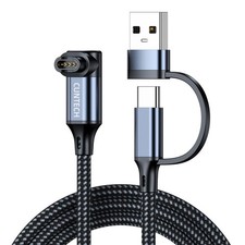 Compatible for Garmin Watch Charger Cable 2-Pack 4FT , 2-in-1 USB A  USB C ...