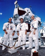 APOLLO 12 CREW PORTRAIT LUNAR MODULE NASA PHOTOGRAPH PHOTO PRINT