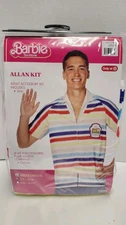 S/M Mens Allan Kit Barbie Movie Halloween Costume Dress Up Fun 