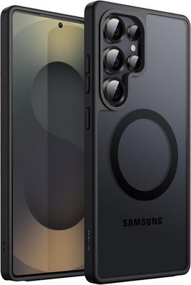 JETech Magnetisch Hülle für Samsung Galaxy S25 Ultra / MagSafe (Titanschwarz)