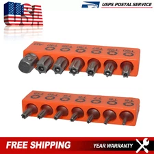 14Pcs Security Torx Bit Set Tri-Wing Hex Star Screwdriver Tamper-Proof Tools US