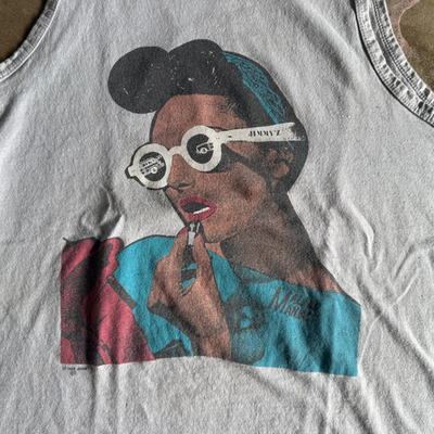 1985 VINTAGE 80s JIMMY'Z SURF BRAND TANK TOP T-SHIRT SZ M MALIBU