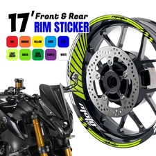 Light Green 17" Wheel Rim Stickers GP02 For Honda CB650R 19 20 21 22 23 24