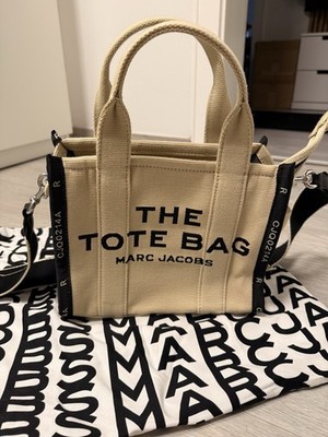 Marc Jacobs Tote Bag Small Small Beige Schwarz Handtasche