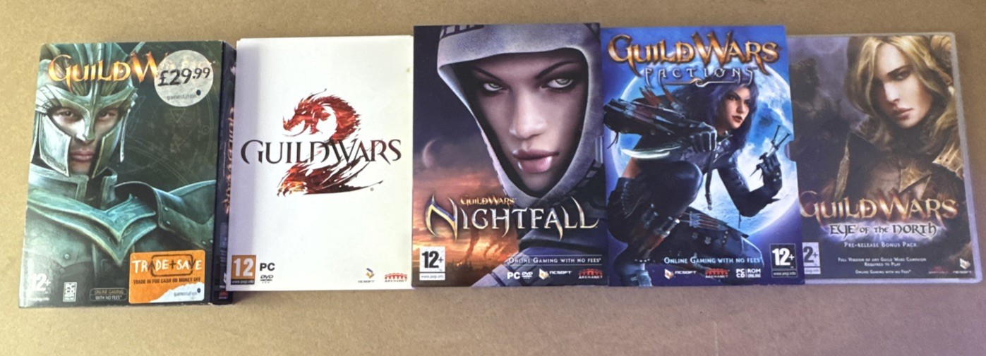 Guild Wars Bundle - PC CD Game All Manuals & Immaculate Discs Pre Release