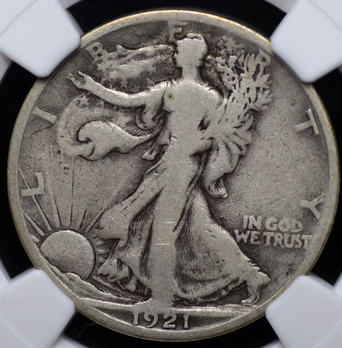 1921 S WALKING LIBERTY HALF DOLLAR NGC VG 8 NICE ORIGINAL COINGREY SURFACES WITH