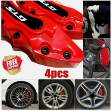 Brake Caliper Covers 4Pcs 3D Style Car Front Rear Disc GTR Accessories KIt New18