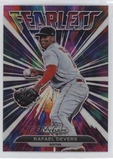 2022 Panini Prizm Fearless White Wave Prizm Rafael Devers #FL-12 09wc