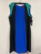 NWT Tahari Arthur B Levine Women’s Dress Size 16 NEW! Royal Blue Etc Colors