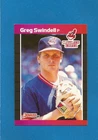 Greg Swindell 1989 Donruss MLB Baseball #232 (NM+) Cleveland Guardians