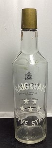 Vintage Haig and Haig Five Star Whiskey Bottle Rare Find