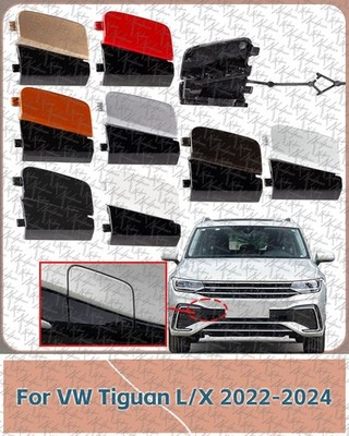 Car Front Bumper Tow Hook Eye Cover Cap For VW Tiguan L/X 2022 2023 2024 