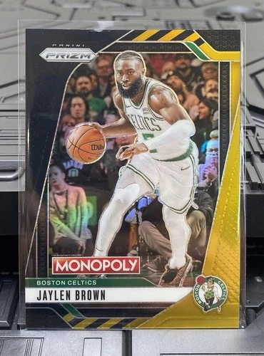 2024-25 Panini Prizm Monopoly Black Gold - Jaylen Brown (1/5) First Number