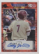 2021 Leaf Pro Set Metal 1989 Red Crystals Cody Morissette #PA-CM1 Auto 4z8