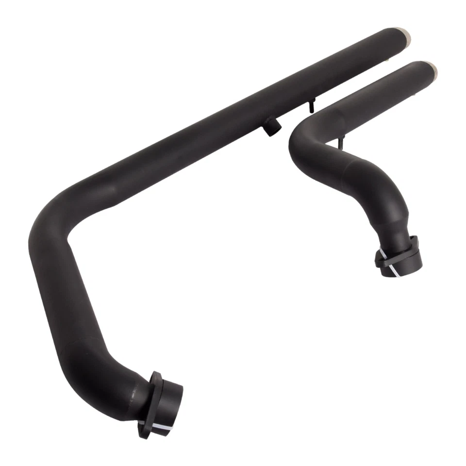 For Yamaha V-Star 950 XVS950 2014-24 Black Long Short Dual Exhaust Pipes Muffler - Image 4 of 4