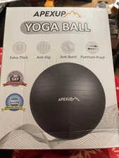 APEXUP Yoga Ball Exercise Ball Anti Slip Heavy Duty for Fitness