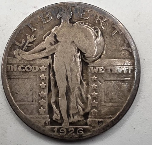 《SILVER》  1926-S  Standing Liberty Quarter *SILVER*