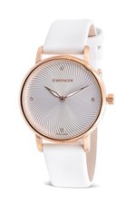 Wenger Urban Donnissima White Satin Ladies Watch