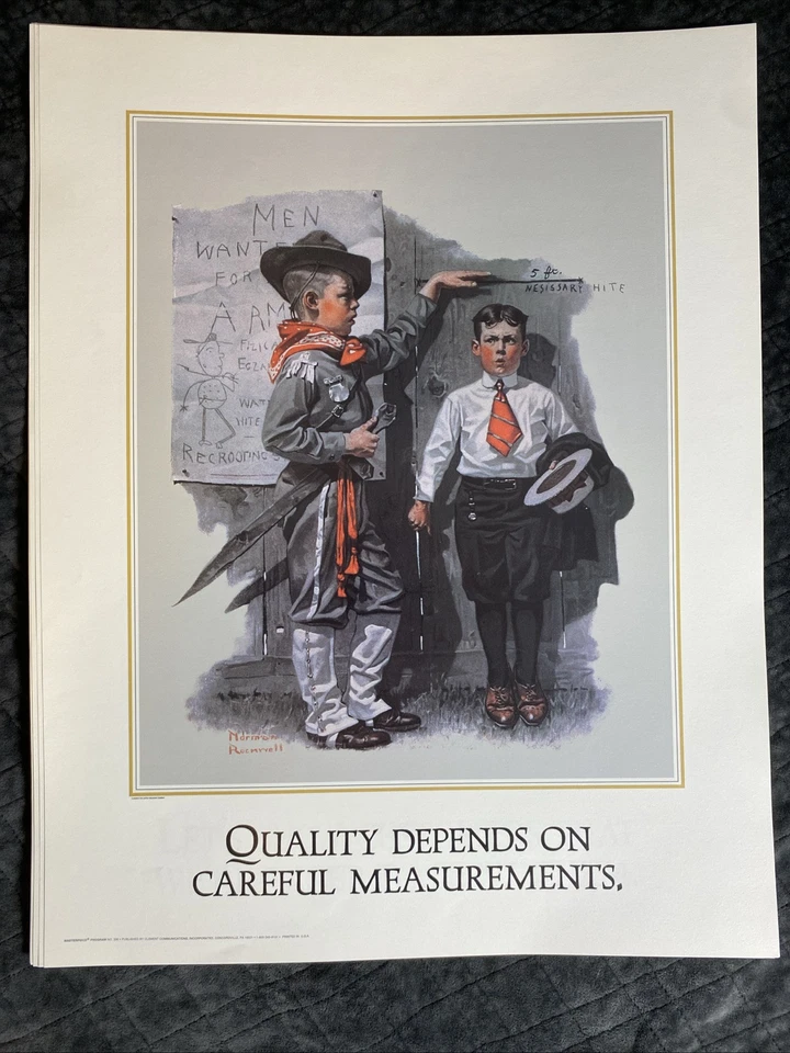 Vintage Norman Rockwell Poster Lot Of Nine (9) 17” X 22” - Image 3 of 4