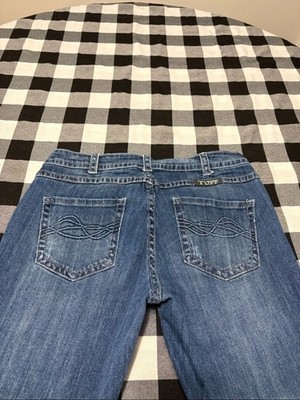 Cowgirl Tuff ''Tuff Barbed Wire'' Bootcut Jeans Women's Size 31 x 32 Stretch