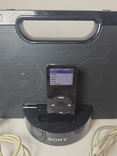 Apple iPod Nano 1st Generation 2GB Black Model A1137 With Mobile Speaker System