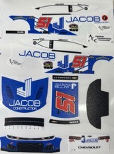 Custom 2026 Cody Ware 51 Jacob Co 1/64 Scale NASCAR Peel Stick Decals