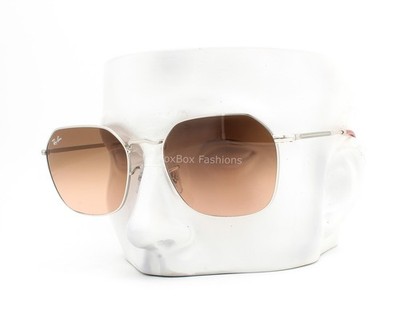 Ray-Ban Jim Sunglasses RB 3694 003/3B Polished Silver Black Pink Gradient w/case