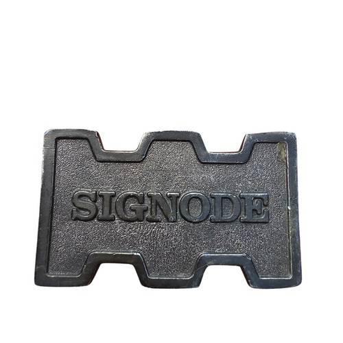 vintage Signode Packaging brass belt buckle from 70s/ 80s