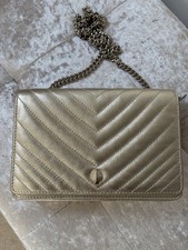 Kate Spade New York Gold Leather Wallet On Chain WOC excellent Condition.
