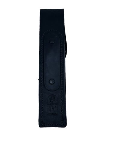 DeSantis Leather StingerXT-3 Black Basketweave Flap Style Flashlight Holder - Picture 2 of 2