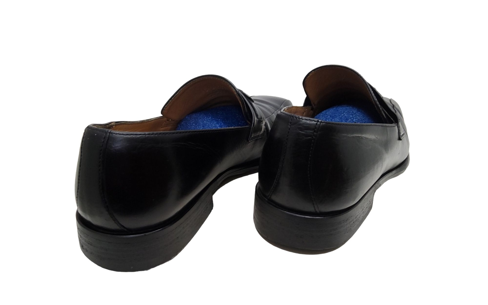 SAOLA kenneth cole vintage made in ital uomo pelle nera fodera superiore e suola pull