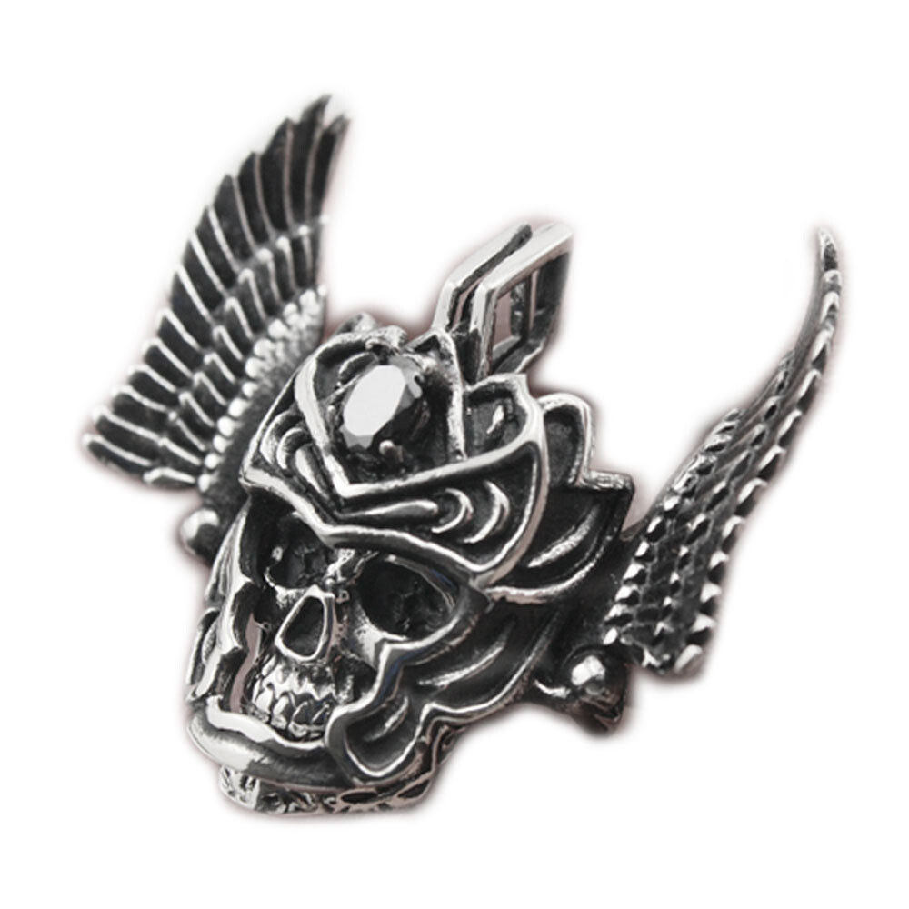 アクセサリー DEATH DRIVE Crazy punk hexagon necklace Crescendo SJ INC New Skull Wing Avenged Sevenfold Pendant