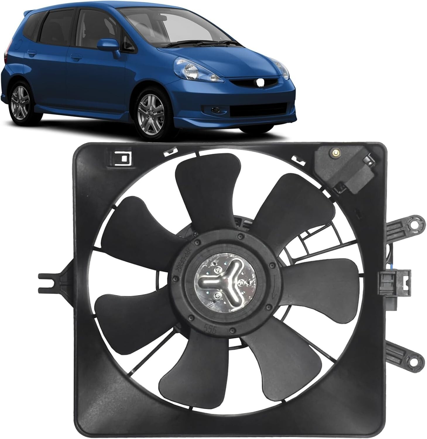 2007-2008 Honda Fit 1.5L AC Condenser Radiator Cooling Fan
