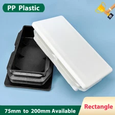 Rectangle Tube Stopper Plastic Blanking End Caps Pipe Plugs Bung 75/80/100/150mm