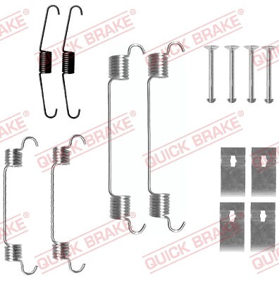Quick Brake 105-0833 ZubehÖRsatz, Bremsbacken Hinterachse FÜR Honda-image