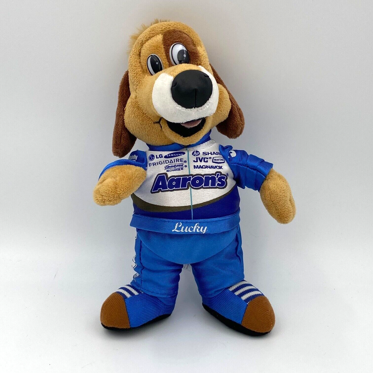 Aaron's Lucky Dog Racing Plush Advertising Puppy 10