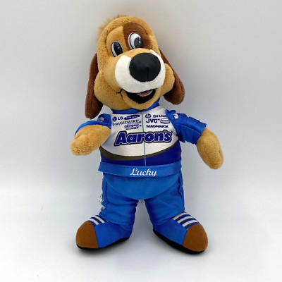 Aaron's Lucky Dog Racing Plush Advertising Puppy 10