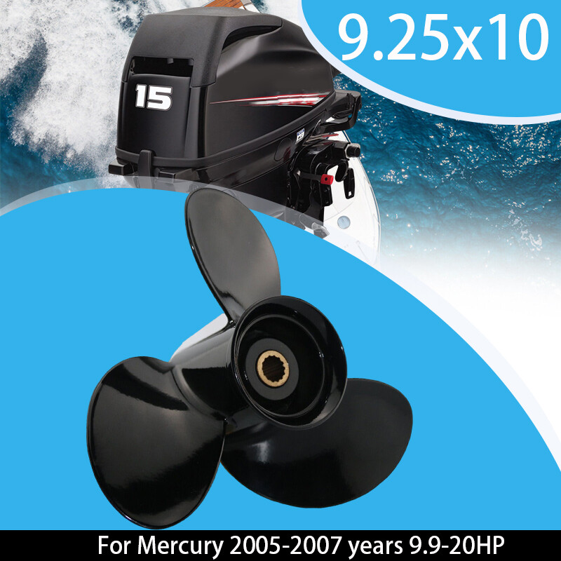 48-897752A11 Outboard Propeller 9.25x10 For Mercury Engine 9.9