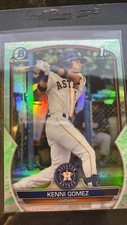 2023 Bowman Chrome Prospects Green Lunar Refractor #BCP-40 Kenni Gomez - Astros
