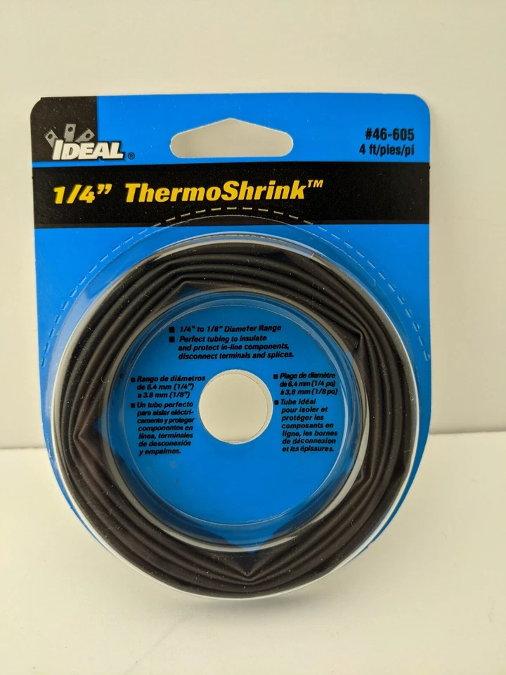 NEW 5 Pack! Ideal 1/4 to 1/8 Heatshrink 4 Feet 46-605 Isolation Tubing Set of 5 - Image 4 of 4