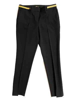 green emerald velvet dress Black & Gold Stripe Pants – KAANJJ main image 0