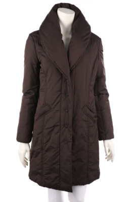 BOSS HUGO BOSS Padded Coat Shawl Collar D 34 dark brown