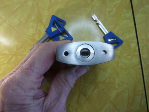 stark sus304 stainless high security padlock, 4 keys, germany, protected shackle - Picture 4 of 7