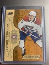 2018-19 Jesperi Kotkaniemi UD Engrained Rookie # /299 Montreal Canadiens Rc Sp