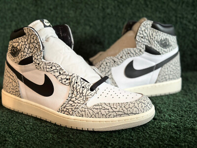 Air Jordan 1 High OG White Cement Gr. 46