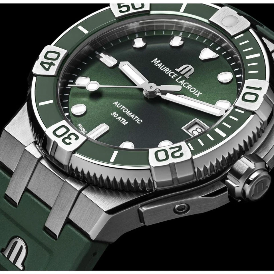 Maurice Lacroix AI6057-SSL50-630-5 para hombre Aikon Venturer esfera verde automático Foto 3 de 4